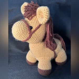 Handmade Crochet Plush Horse